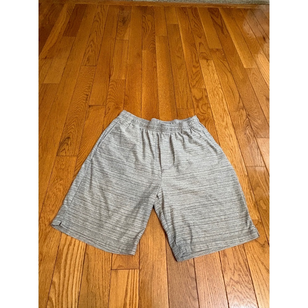 Champion Duo Dry Mens XL Gray Heathered Athletic Gym Shorts with Zip Pocket